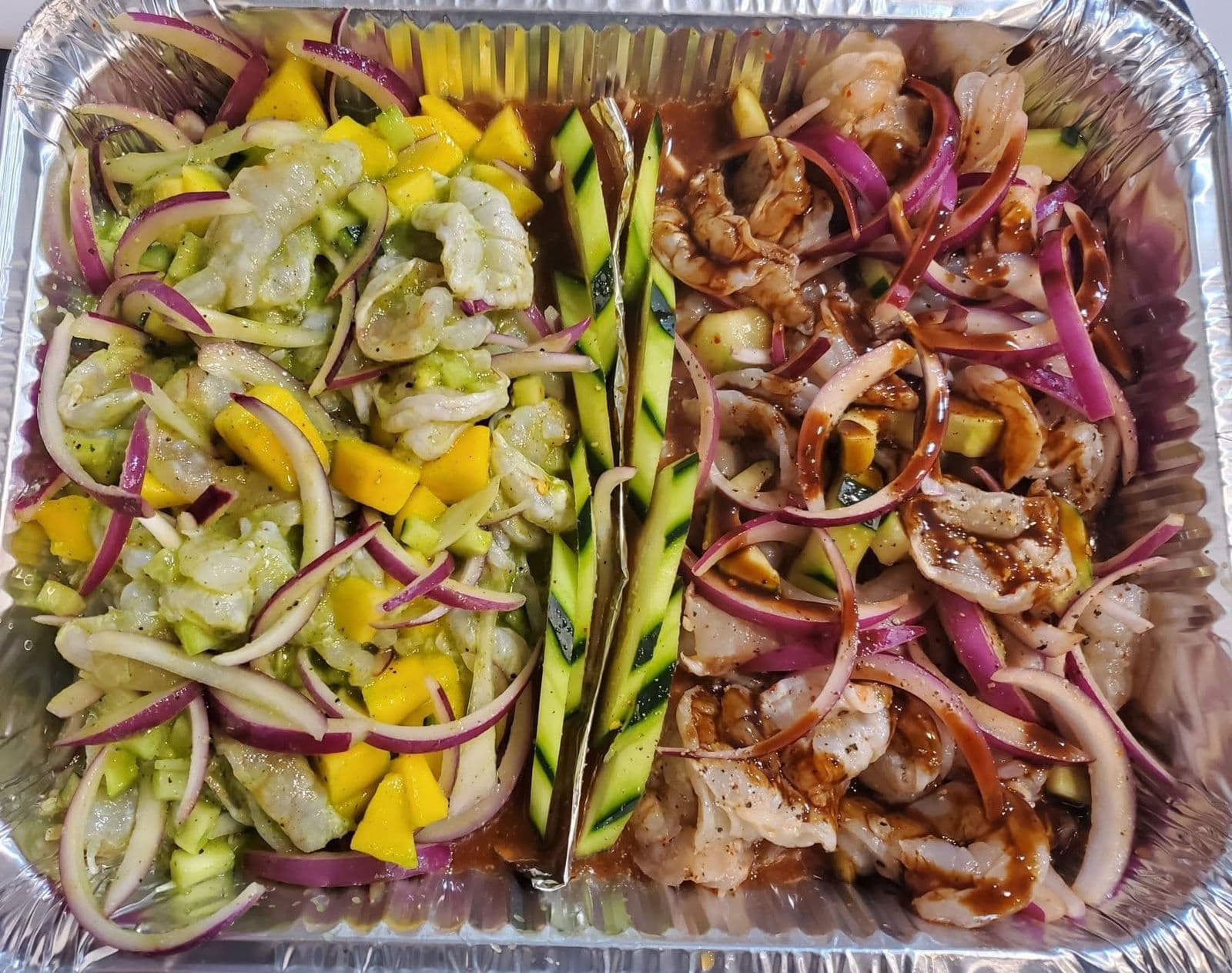 Charola de aguachile